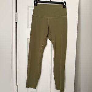 Lululemon Olive Green High-Waisted Leggings NWOT